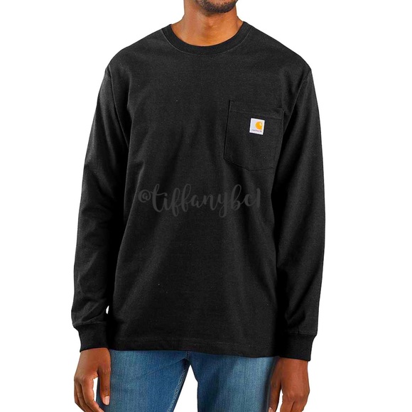❤️SOLD❤️Carhartt Heavyweight Long Sleeve T Shirt - Picture 4 of 7